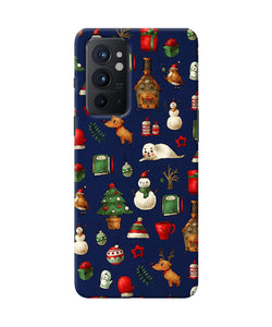 Canvas christmas print Oneplus 9RT Back Cover