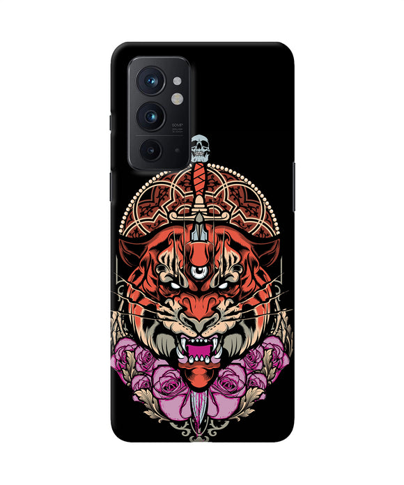 Abstract tiger Oneplus 9RT Back Cover