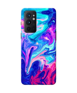 Abstract colorful water Oneplus 9RT Back Cover