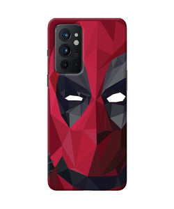 Abstract deadpool mask Oneplus 9RT Back Cover