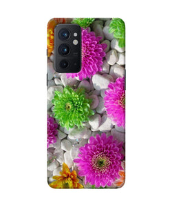 Natural flower stones Oneplus 9RT Back Cover