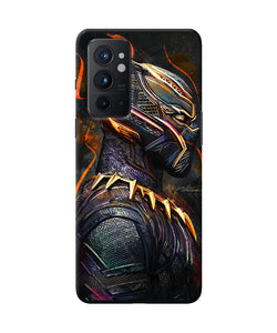 Black panther side face Oneplus 9RT Back Cover