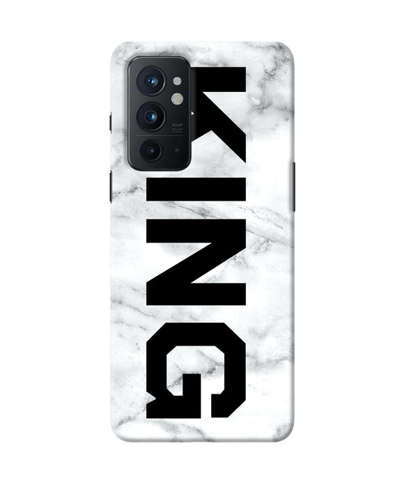 King marble text Oneplus 9RT Back Cover