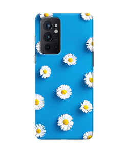 White flowers Oneplus 9RT Back Cover