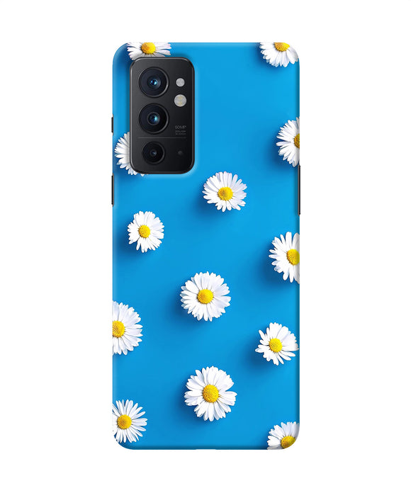 White flowers Oneplus 9RT Back Cover