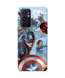 Avengers on the sky Oneplus 9RT Back Cover