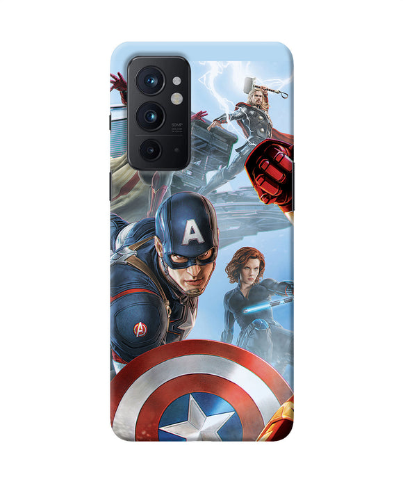 Avengers on the sky Oneplus 9RT Back Cover