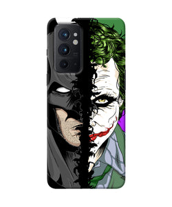 Batman vs joker half face Oneplus 9RT Back Cover