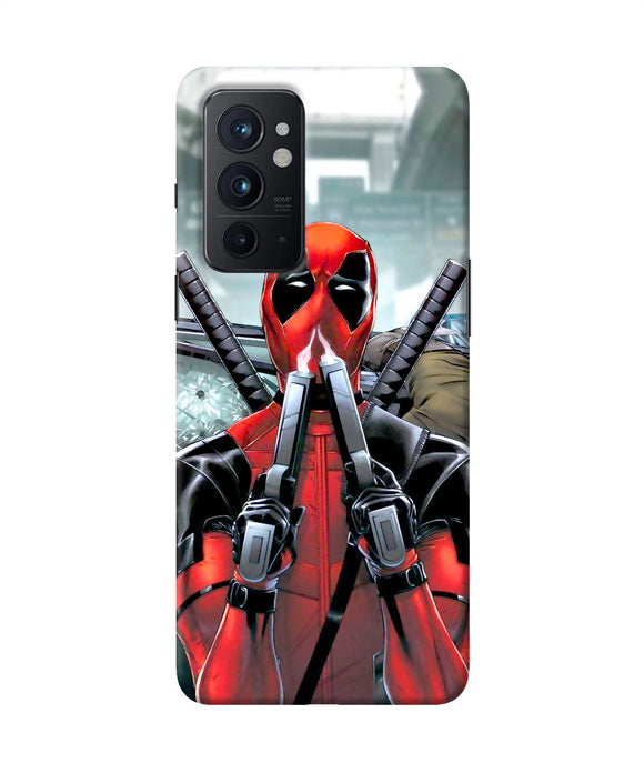 Deadpool with gun Oneplus 9RT Back Cover