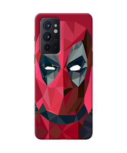 Abstract deadpool full mask Oneplus 9RT Back Cover