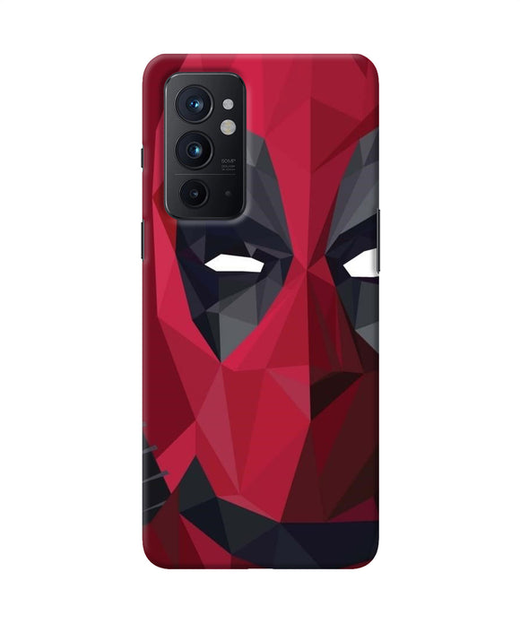 Abstract deadpool half mask Oneplus 9RT Back Cover