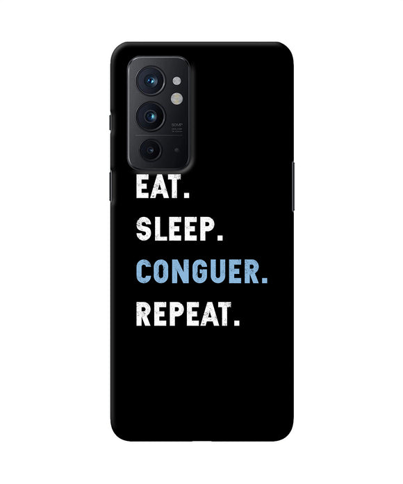 Eat sleep quote Oneplus 9RT Back Cover