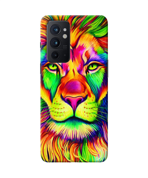 Lion color poster Oneplus 9RT Back Cover