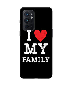 I love my family Oneplus 9RT Back Cover