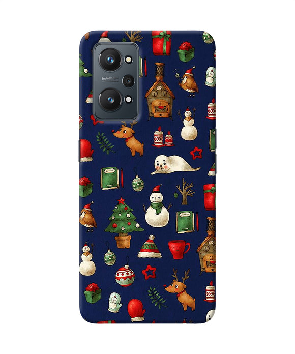 Canvas christmas print Realme GT NEO 2 Back Cover