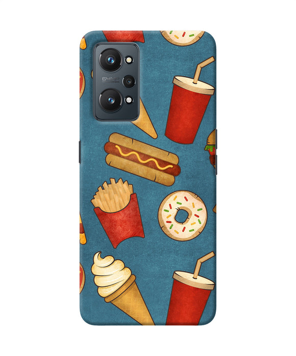 Abstract food print Realme GT NEO 2 Back Cover