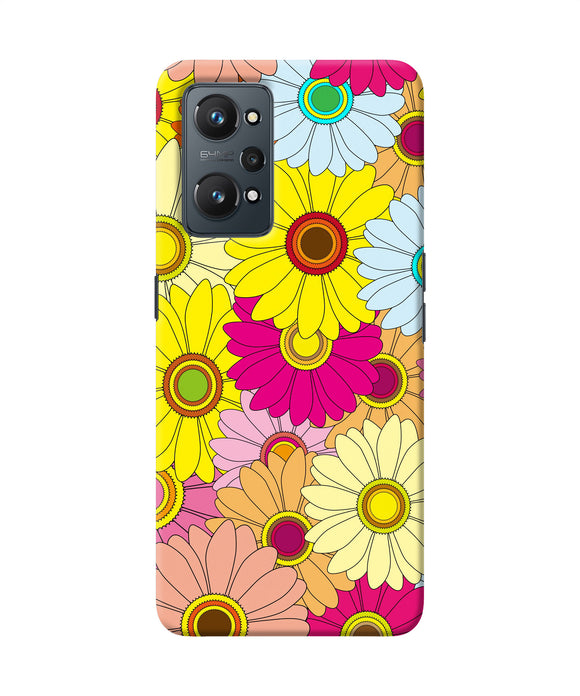 Abstract colorful flowers Realme GT NEO 2 Back Cover