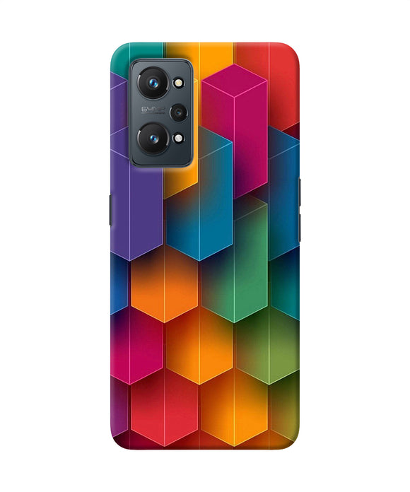 Abstract rectangle print Realme GT NEO 2 Back Cover