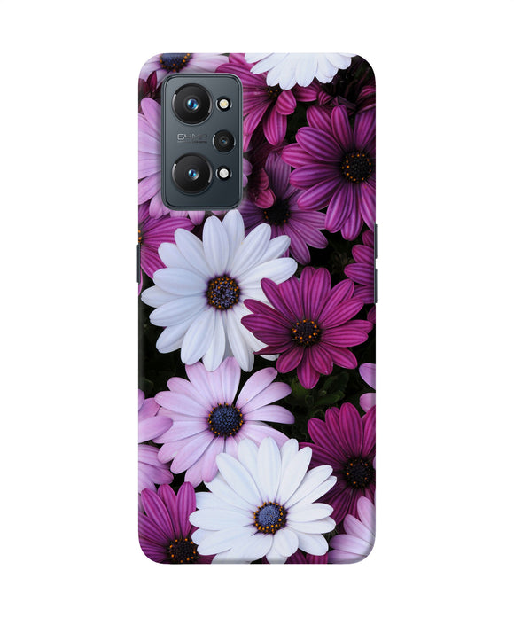 White violet flowers Realme GT NEO 2 Back Cover