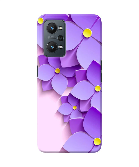 Violet flower craft Realme GT NEO 2 Back Cover