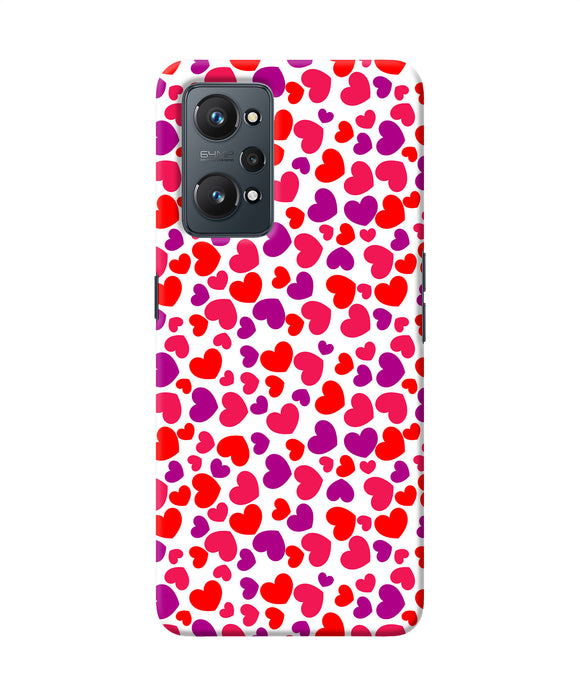 Red heart canvas print Realme GT NEO 2 Back Cover
