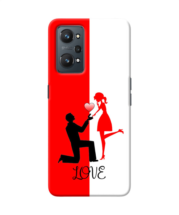 Love propose red and white Realme GT NEO 2 Back Cover