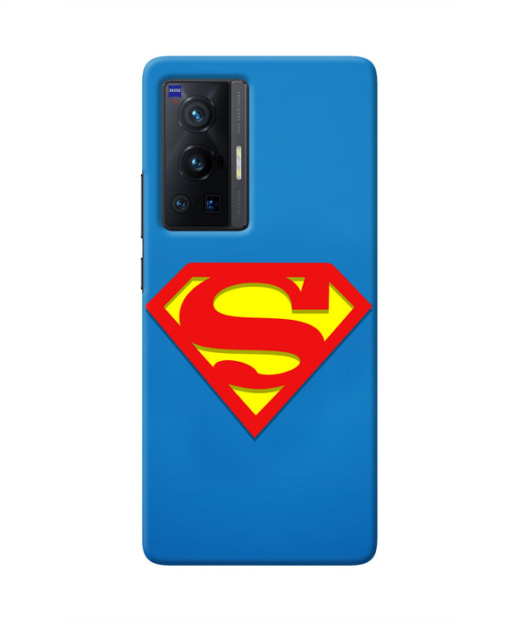 Superman Blue Vivo X70 Pro Real 4D Back Cover