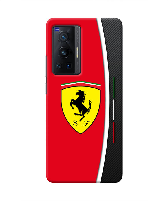 Ferrari Abstract Vivo X70 Pro Real 4D Back Cover