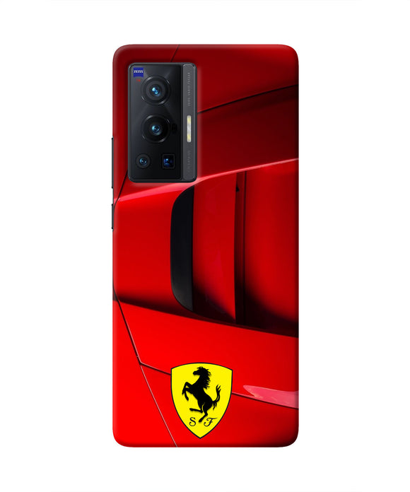 Ferrari Car Vivo X70 Pro Real 4D Back Cover