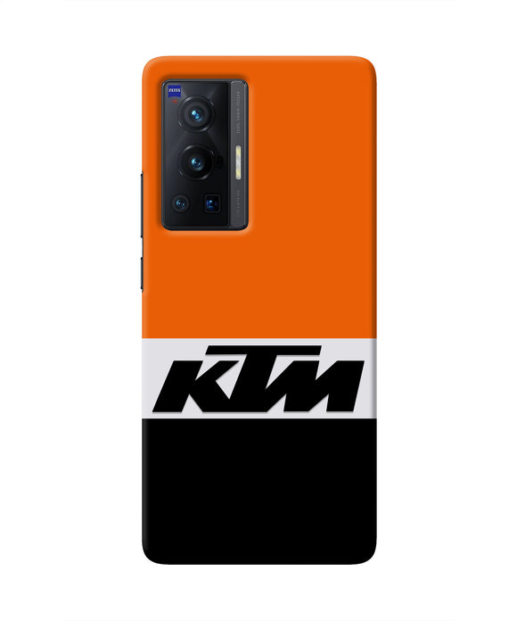 KTM Colorblock Vivo X70 Pro Real 4D Back Cover