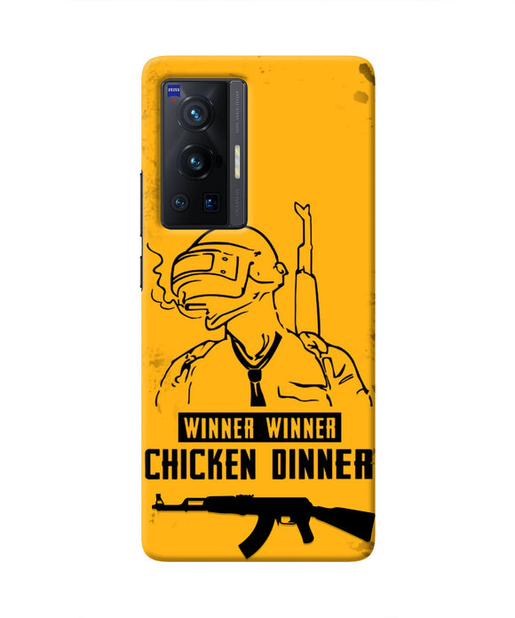 PUBG Chicken Dinner Vivo X70 Pro Real 4D Back Cover