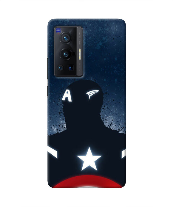 Captain america Shield Vivo X70 Pro Real 4D Back Cover