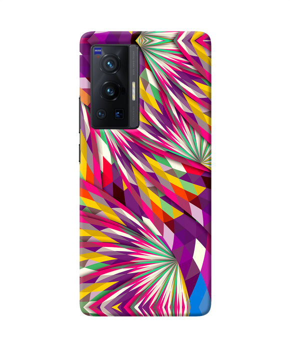 Abstract colorful print Vivo X70 Pro Back Cover