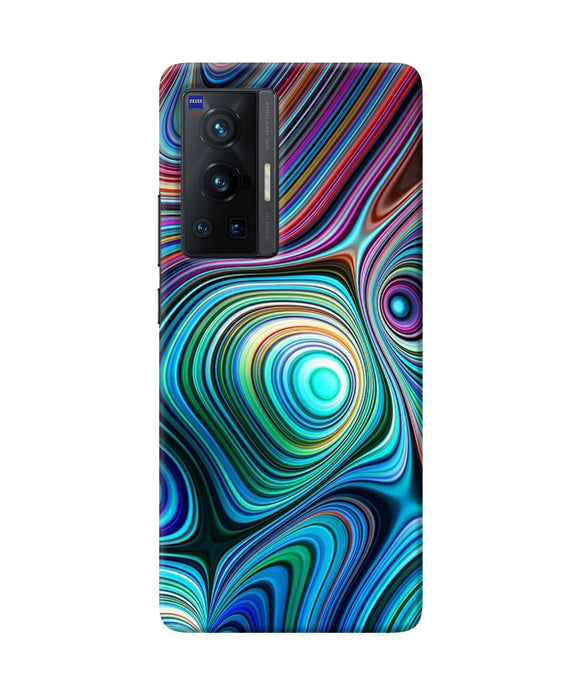 Abstract coloful waves Vivo X70 Pro Back Cover