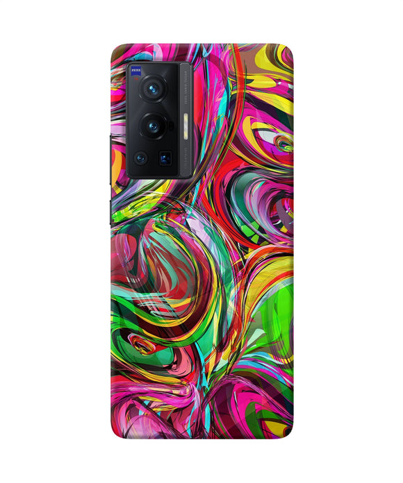 Abstract colorful ink Vivo X70 Pro Back Cover