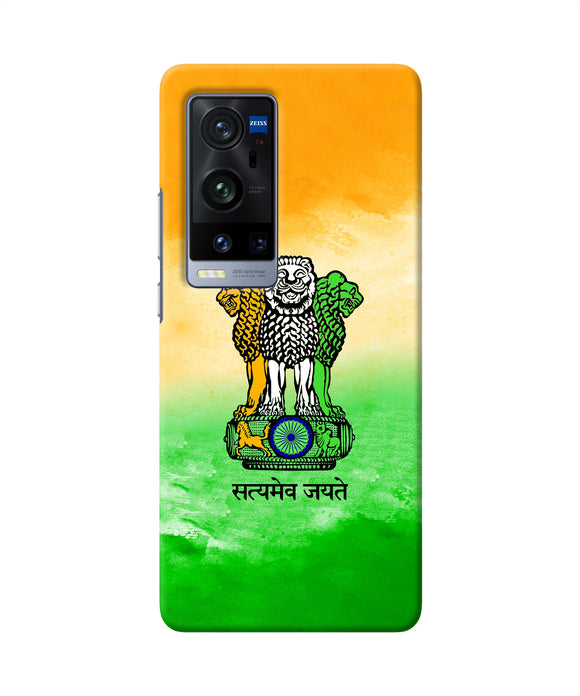 Satyamev Jayate Flag Vivo X60 Pro Back Cover