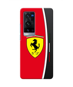 Ferrari Abstract Vivo X60 Pro Plus Real 4D Back Cover