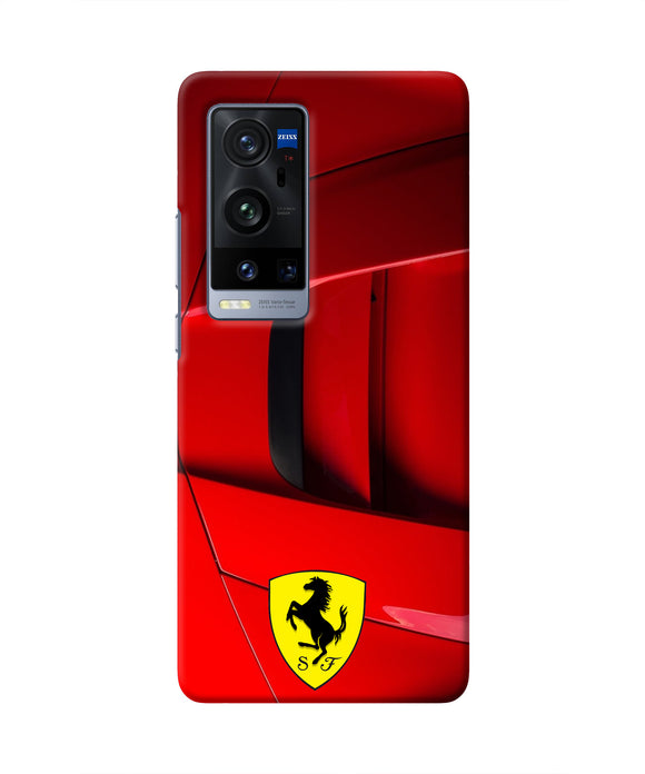 Ferrari Car Vivo X60 Pro Plus Real 4D Back Cover