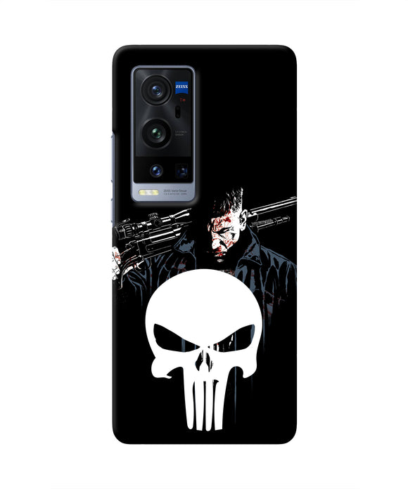 Punisher Character Vivo X60 Pro Plus Real 4D Back Cover