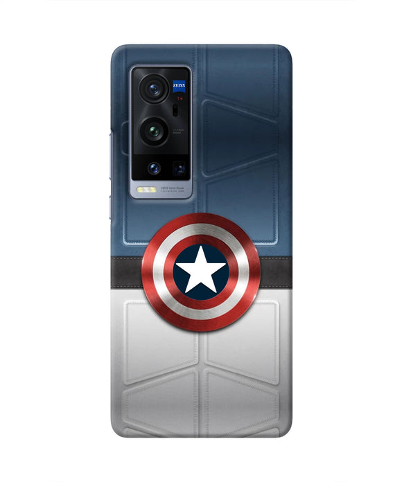 Captain America Suit Vivo X60 Pro Plus Real 4D Back Cover
