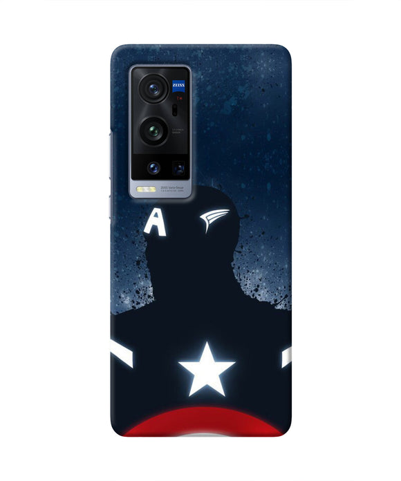 Captain america Shield Vivo X60 Pro Plus Real 4D Back Cover
