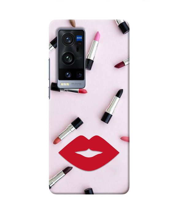 Lips Lipstick Shades Vivo X60 Pro Plus Real 4D Back Cover