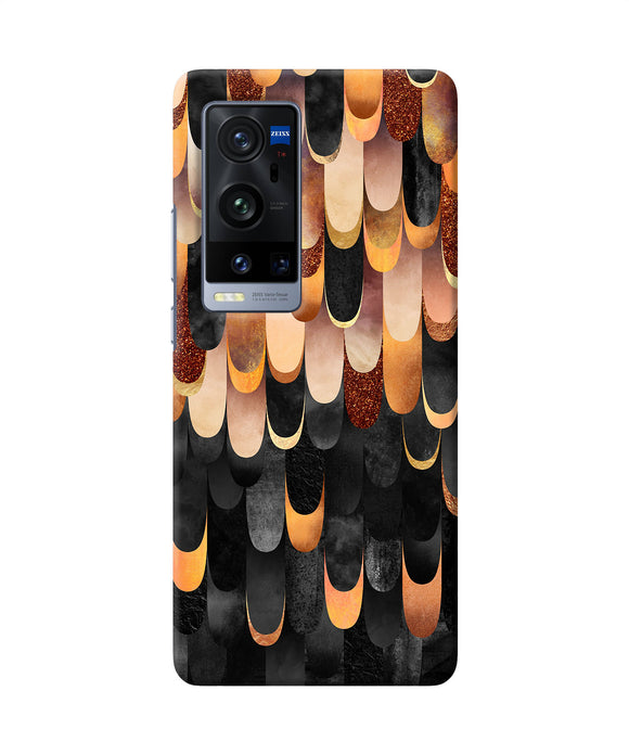 Abstract wooden rug Vivo X60 Pro Plus Back Cover