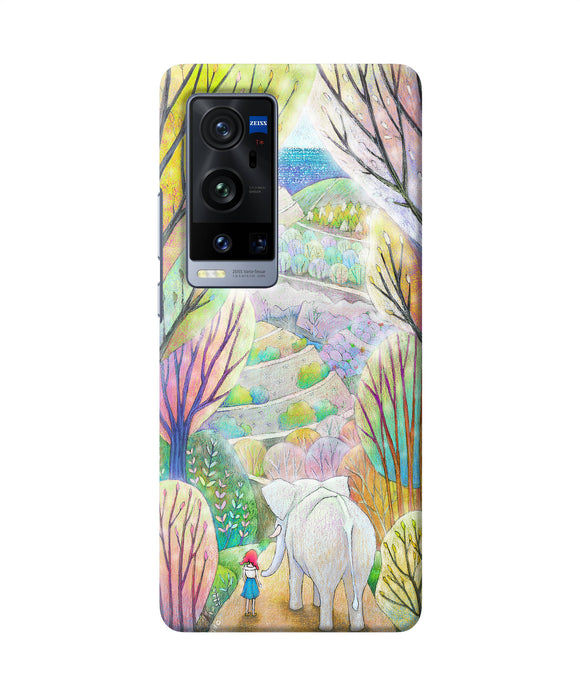 Natual elephant girl Vivo X60 Pro Plus Back Cover