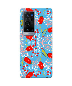 Small red animation pattern Vivo X60 Pro Plus Back Cover