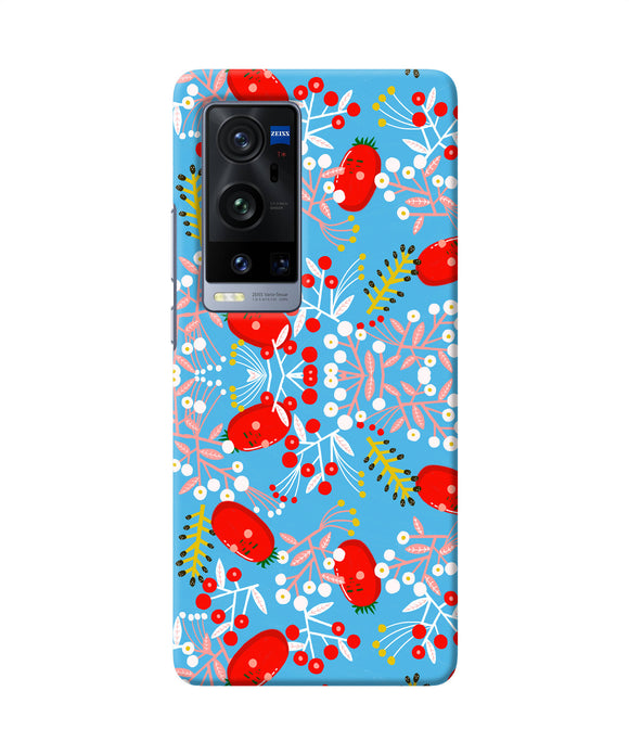 Small red animation pattern Vivo X60 Pro Plus Back Cover