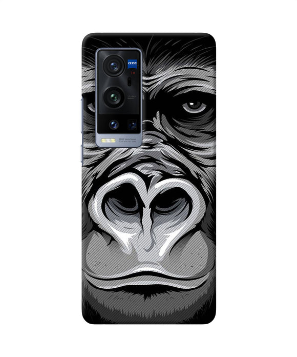 Black chimpanzee Vivo X60 Pro Plus Back Cover