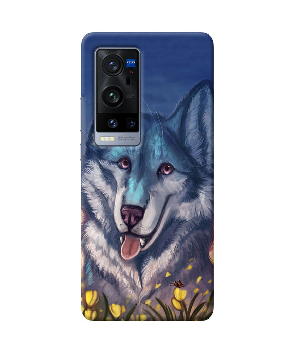 Cute wolf Vivo X60 Pro Plus Back Cover