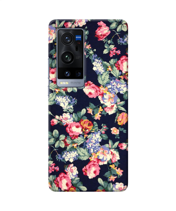 Natural flower print Vivo X60 Pro Plus Back Cover