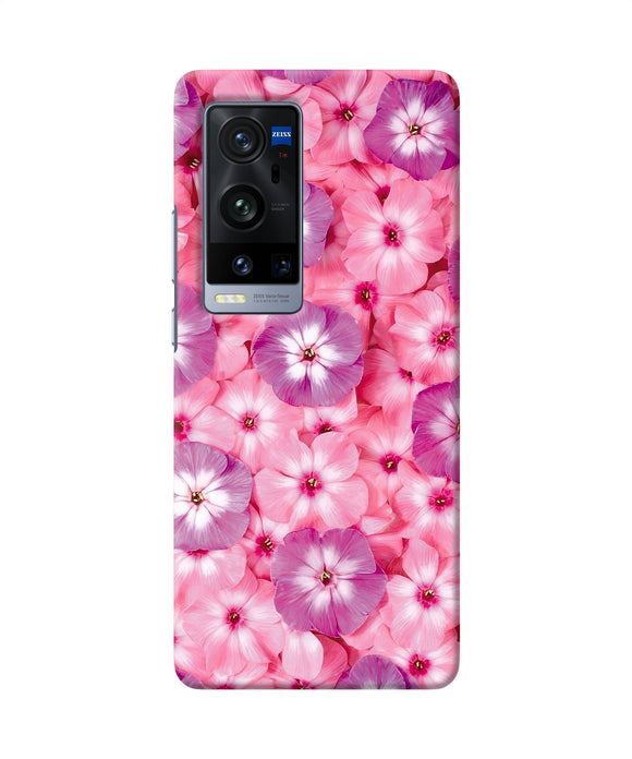 Natural pink flower Vivo X60 Pro Plus Back Cover